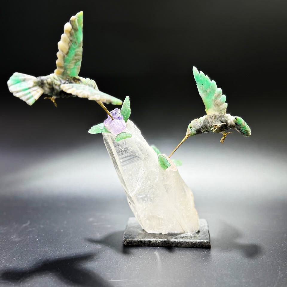 Colibríes de 2 aves