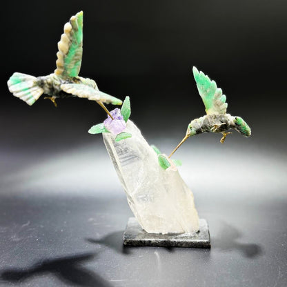 Colibríes de 2 aves