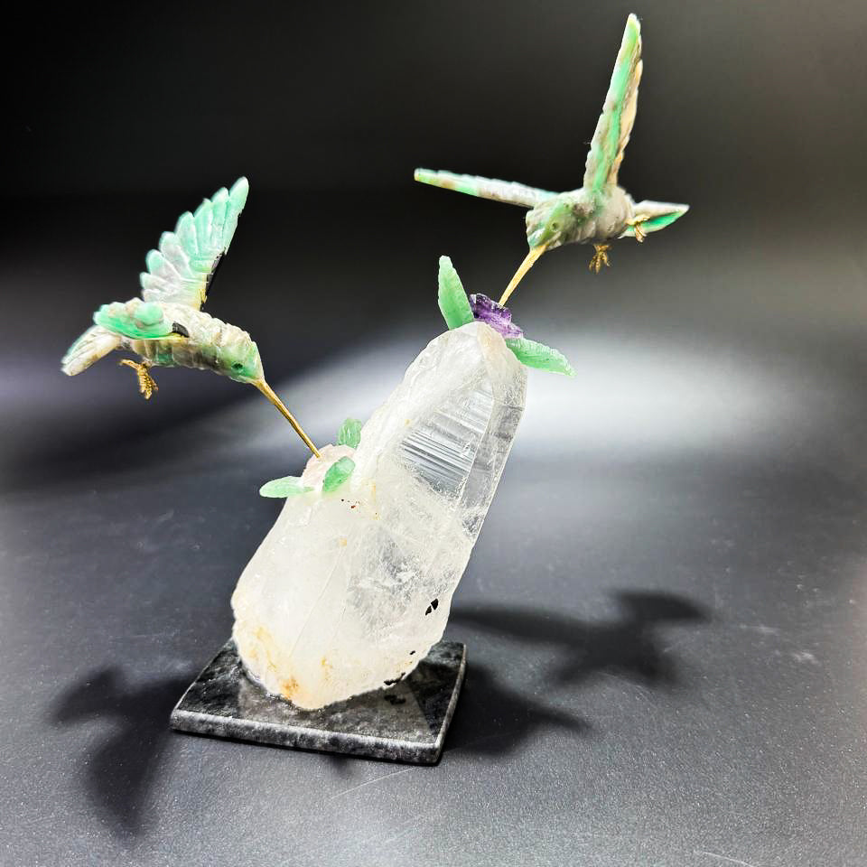 Colibríes de 2 aves