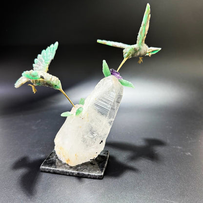 Colibríes de 2 aves