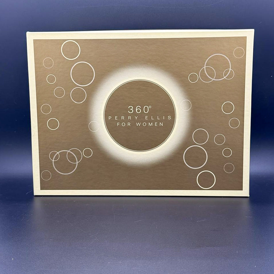 Set 360 Perry Ellis Eau De Toilette Dama 100ml / Body Mist